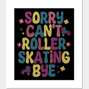 Roller Skater Quote Roller Skating Lover Gift Posters and Art